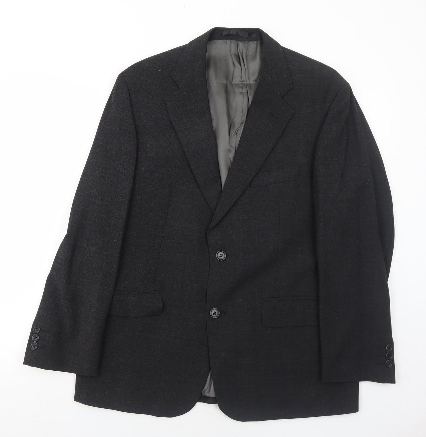 Mens UK Size 42 Impressions Regular Grey Suit Jacket