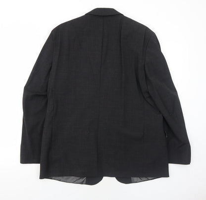 Mens UK Size 42 Impressions Regular Grey Suit Jacket