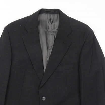 Mens UK Size 42 Impressions Regular Grey Suit Jacket