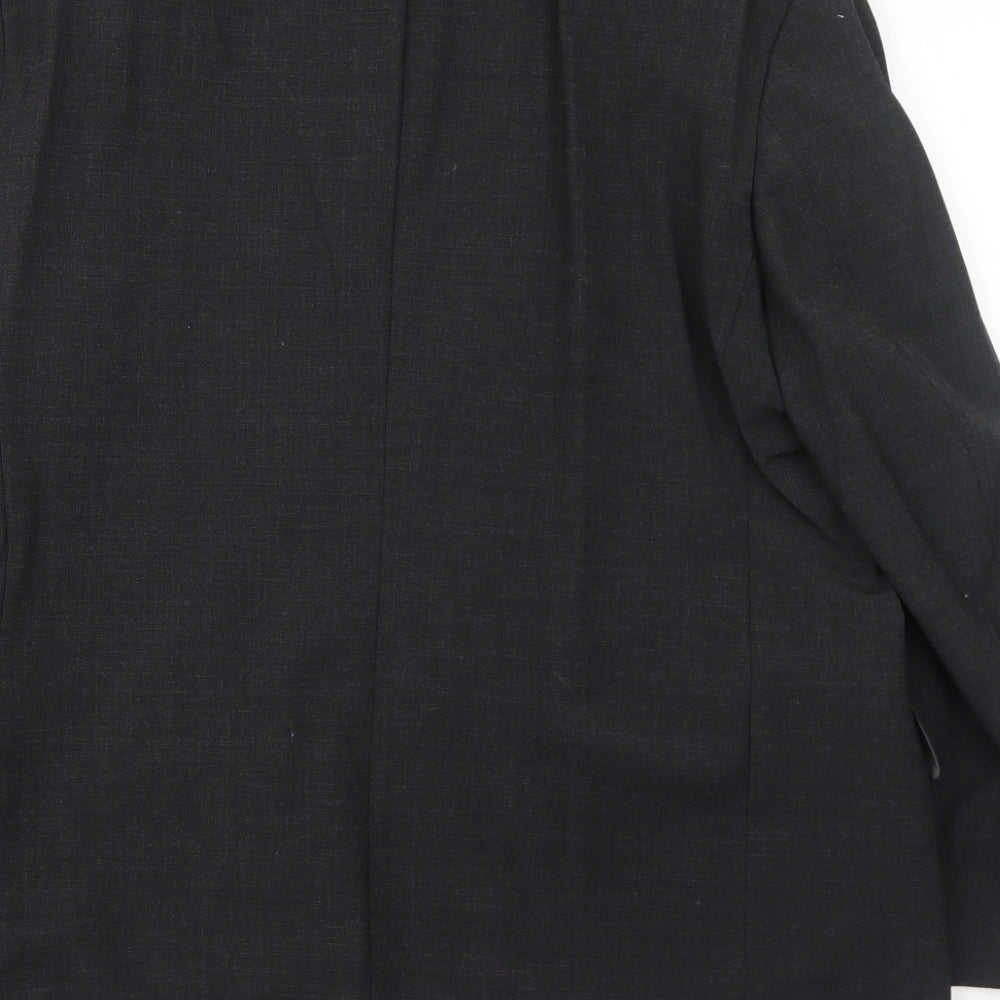 Mens UK Size 42 Impressions Regular Grey Suit Jacket