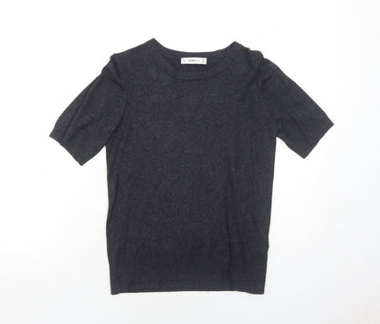 Womens UK Size M Zara Grey Pullover Jumper