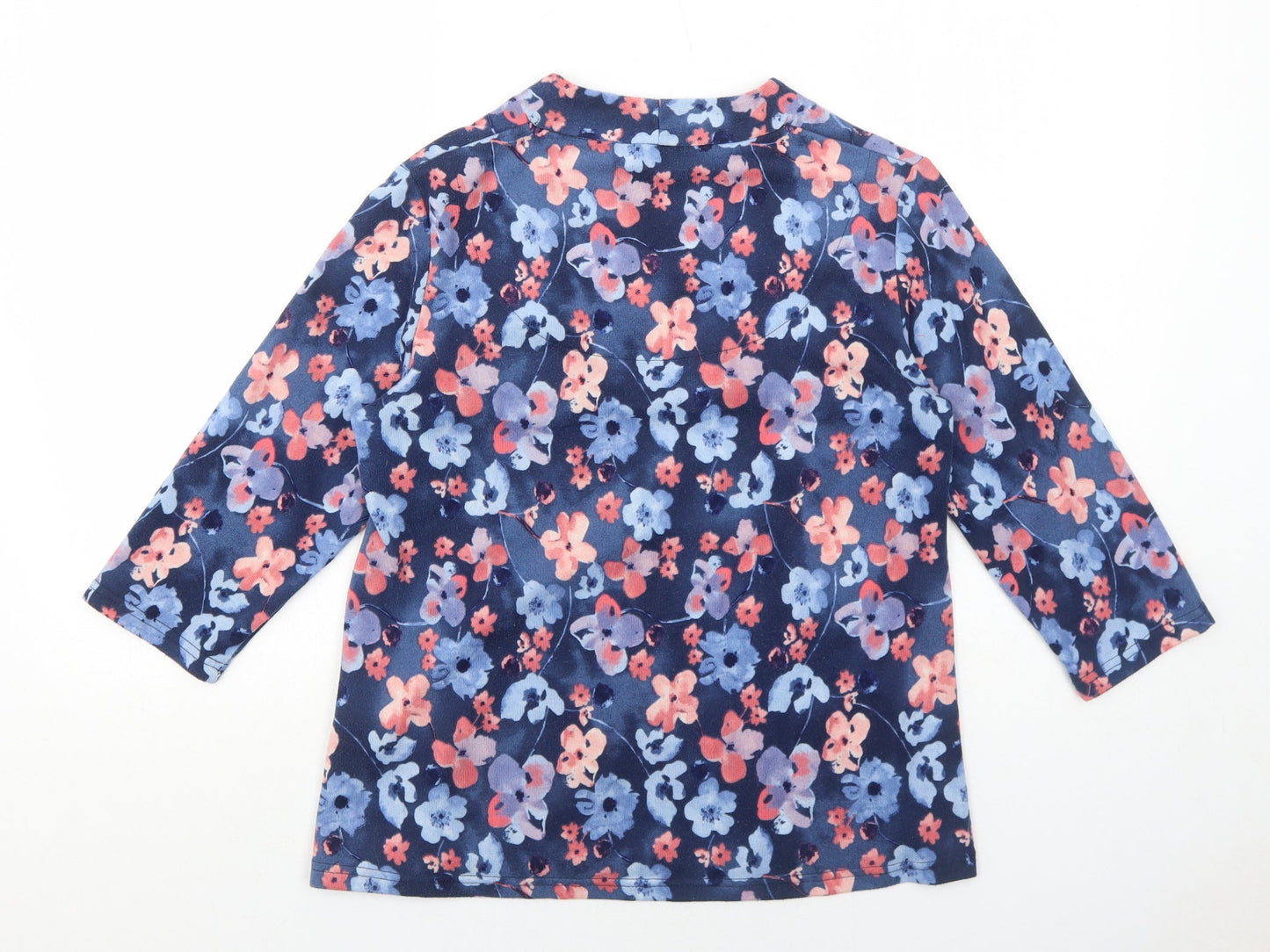 Womens UK Size 14 EWM Blue Pullover Jumper