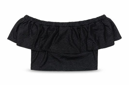 Womens UK Size 10 Lipsy Black Cropped Tank