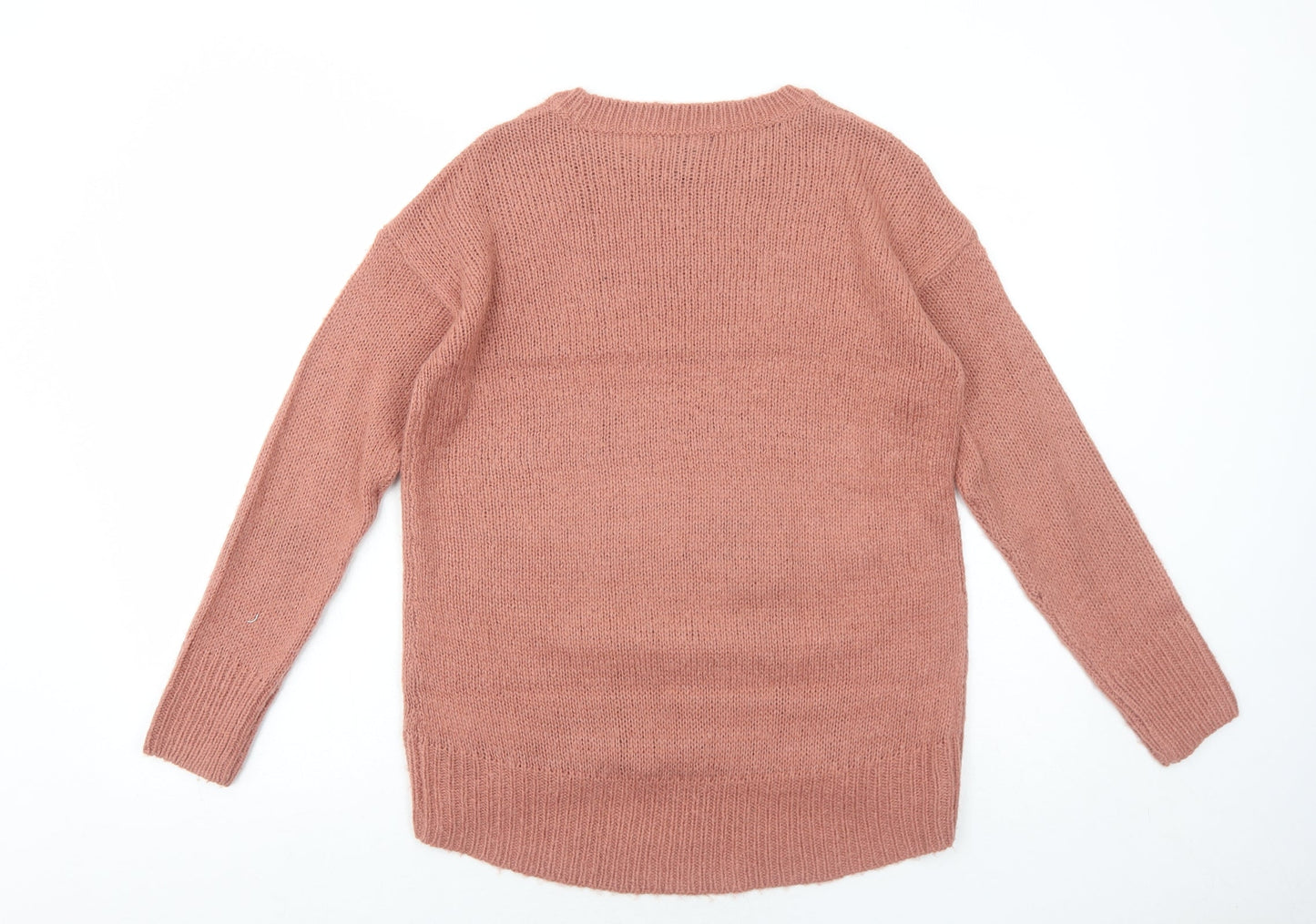 Womens UK Size 8 New Look Pink Pullover Jumper