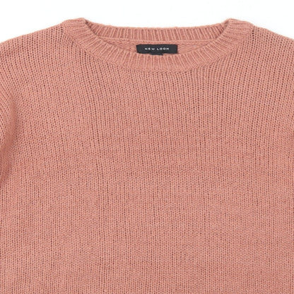 Womens UK Size 8 New Look Pink Pullover Jumper