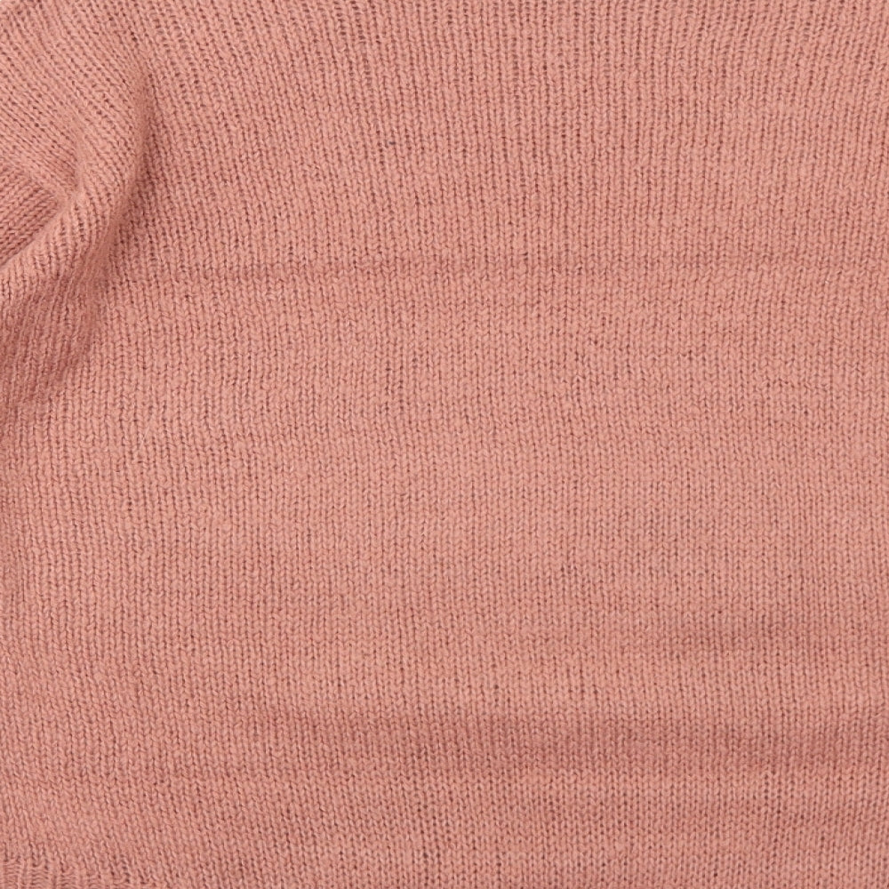 Womens UK Size 8 New Look Pink Pullover Jumper