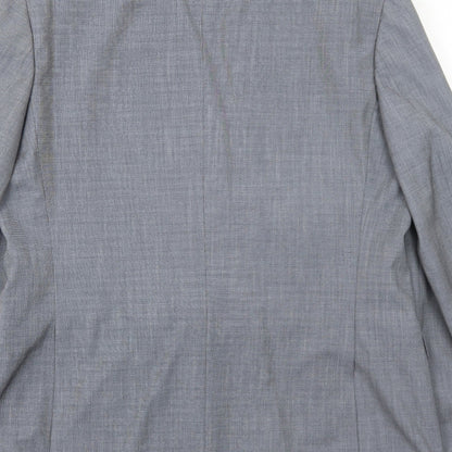Mens UK Size 40 Burton Regular Grey Suit Jacket