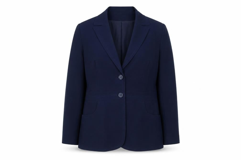 Womens UK Size 18 Agenda Regular Blue Suit Jacket