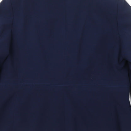 Womens UK Size 18 Agenda Regular Blue Suit Jacket
