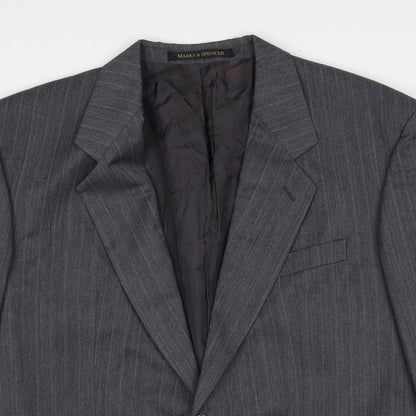 Mens UK Size 42 Marks and Spencer Regular Grey Suit Jacket