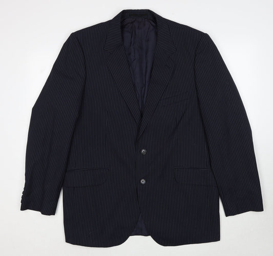 Mens UK Size 44 Varteks Regular Blue Suit Jacket