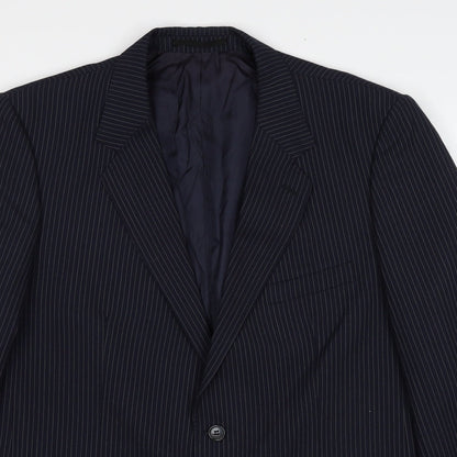 Mens UK Size 44 Varteks Regular Blue Suit Jacket