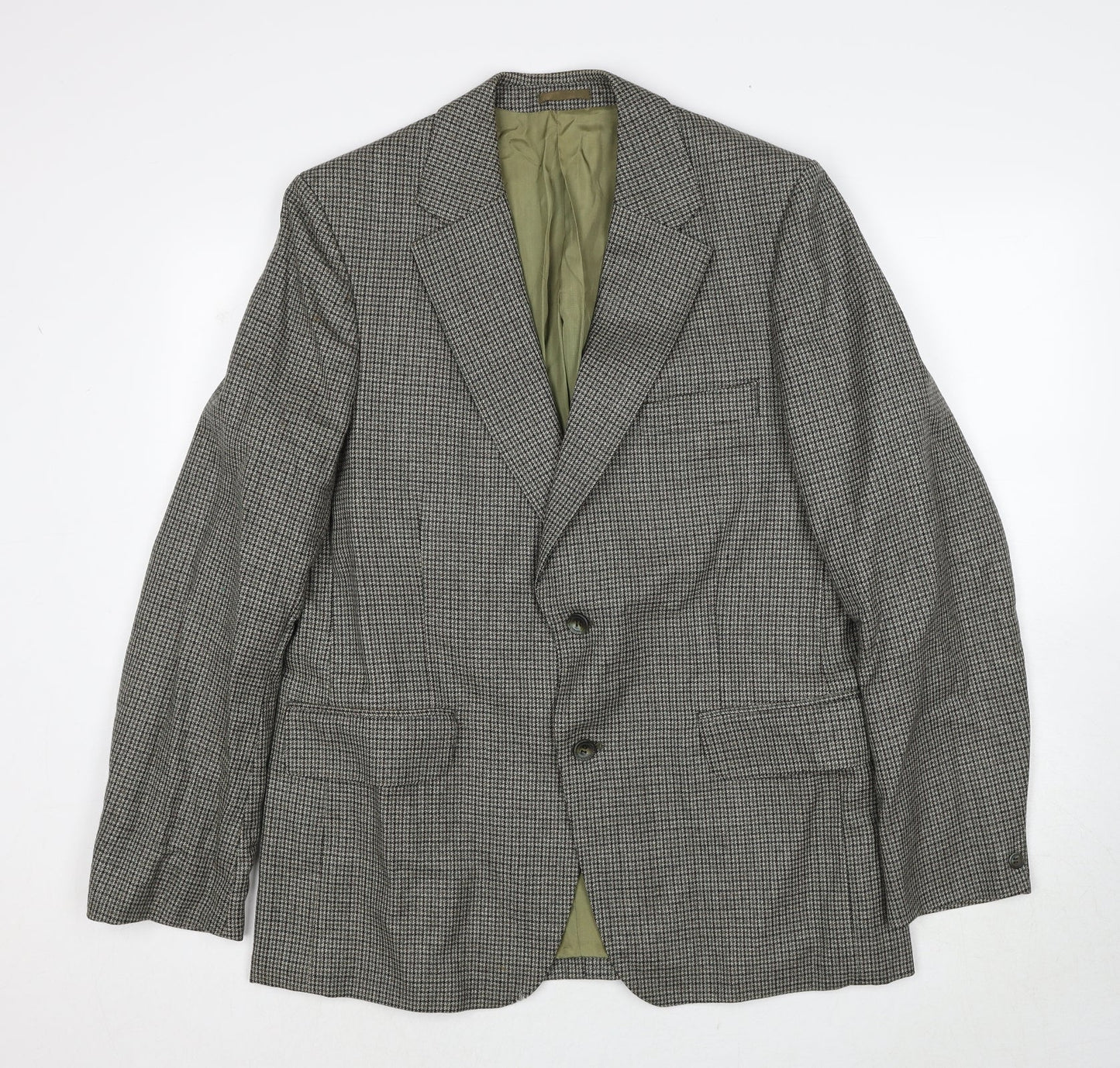 Mens UK Size 42 Carl Stuart Regular Beige Suit Jacket