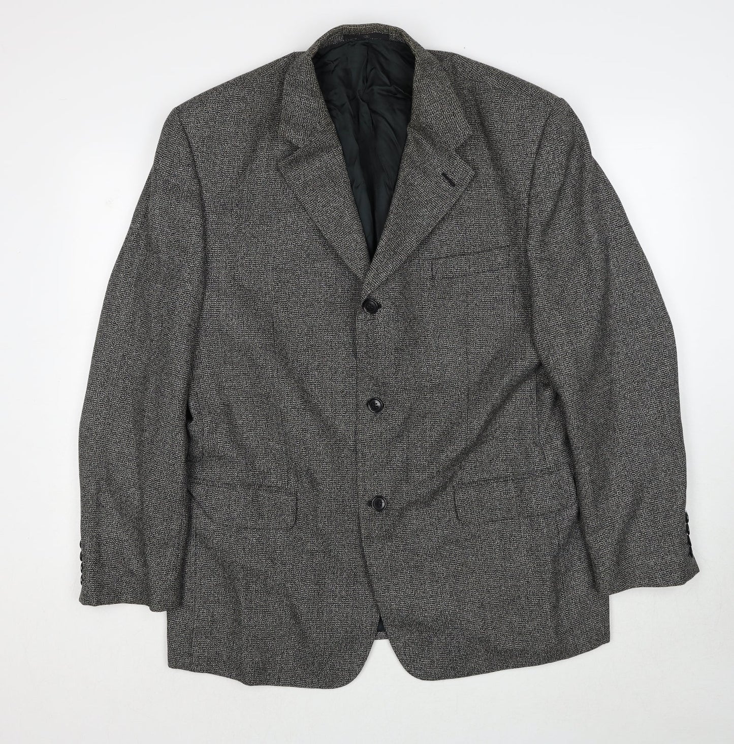 Mens UK Size 44 Ciro Citterio Regular Grey Suit Jacket