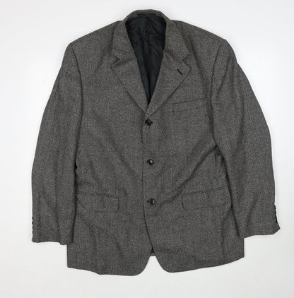 Mens UK Size 44 Ciro Citterio Regular Grey Suit Jacket