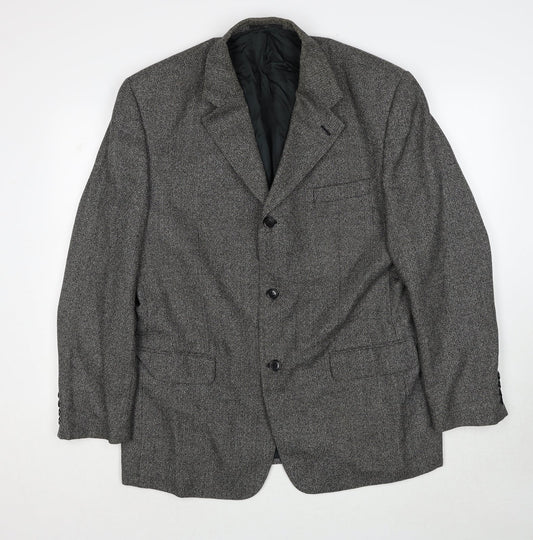 Mens UK Size 44 Ciro Citterio Regular Grey Suit Jacket