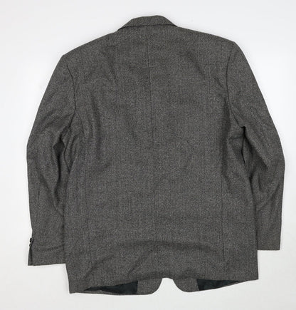 Mens UK Size 44 Ciro Citterio Regular Grey Suit Jacket
