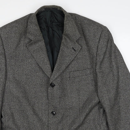 Mens UK Size 44 Ciro Citterio Regular Grey Suit Jacket