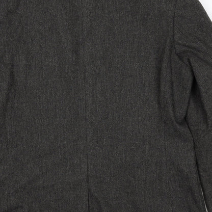 Mens UK Size L Boston Crew Regular Grey Suit Jacket