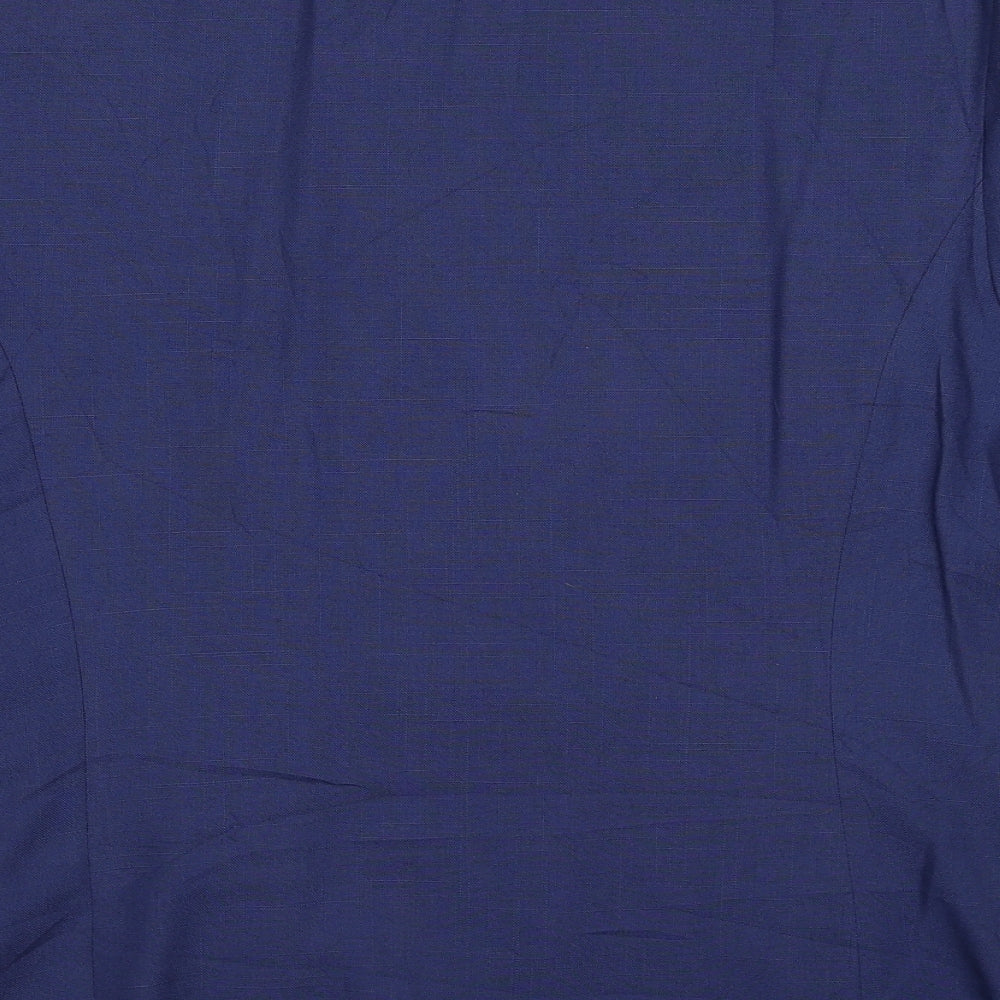 Nicholas Charlets Womens Blue Jacket Blazer Size 18 Button