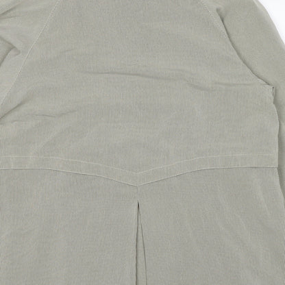 Debenhams Womens Beige Overcoat Coat Size 12 Button