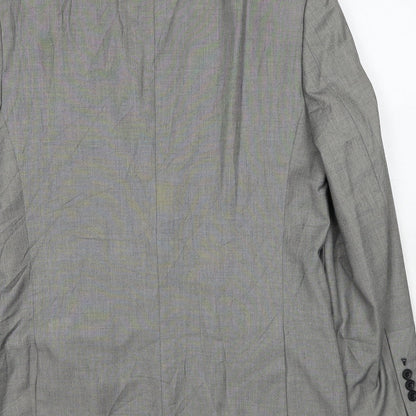 Mens UK Size 40 Burton Regular Grey Suit Jacket