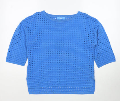 Womens UK Size 8 NEXT Blue Pullover Jumper