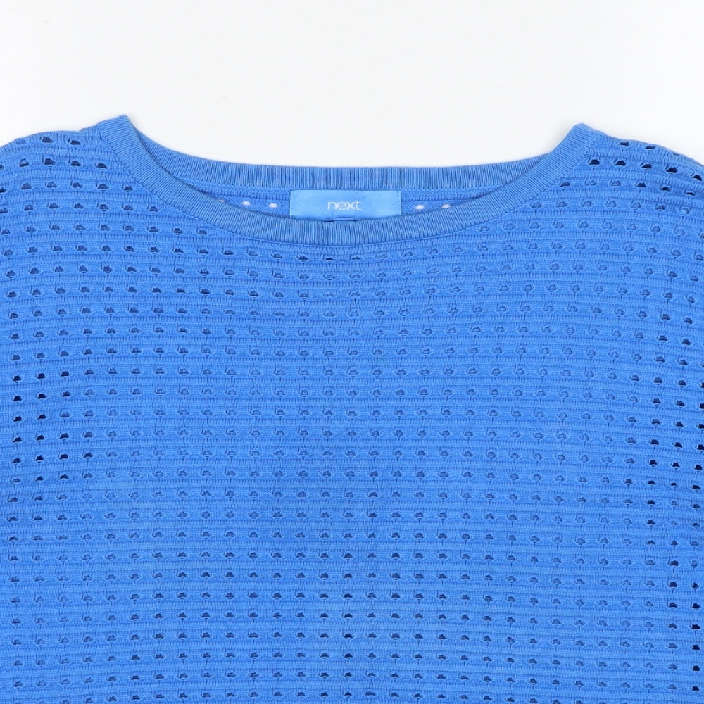 Womens UK Size 8 NEXT Blue Pullover Jumper