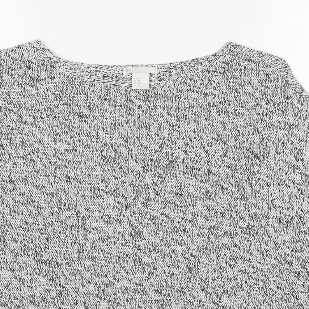 Womens UK Size M H&M Grey Pullover Jumper
