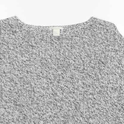 Womens UK Size M H&M Grey Pullover Jumper