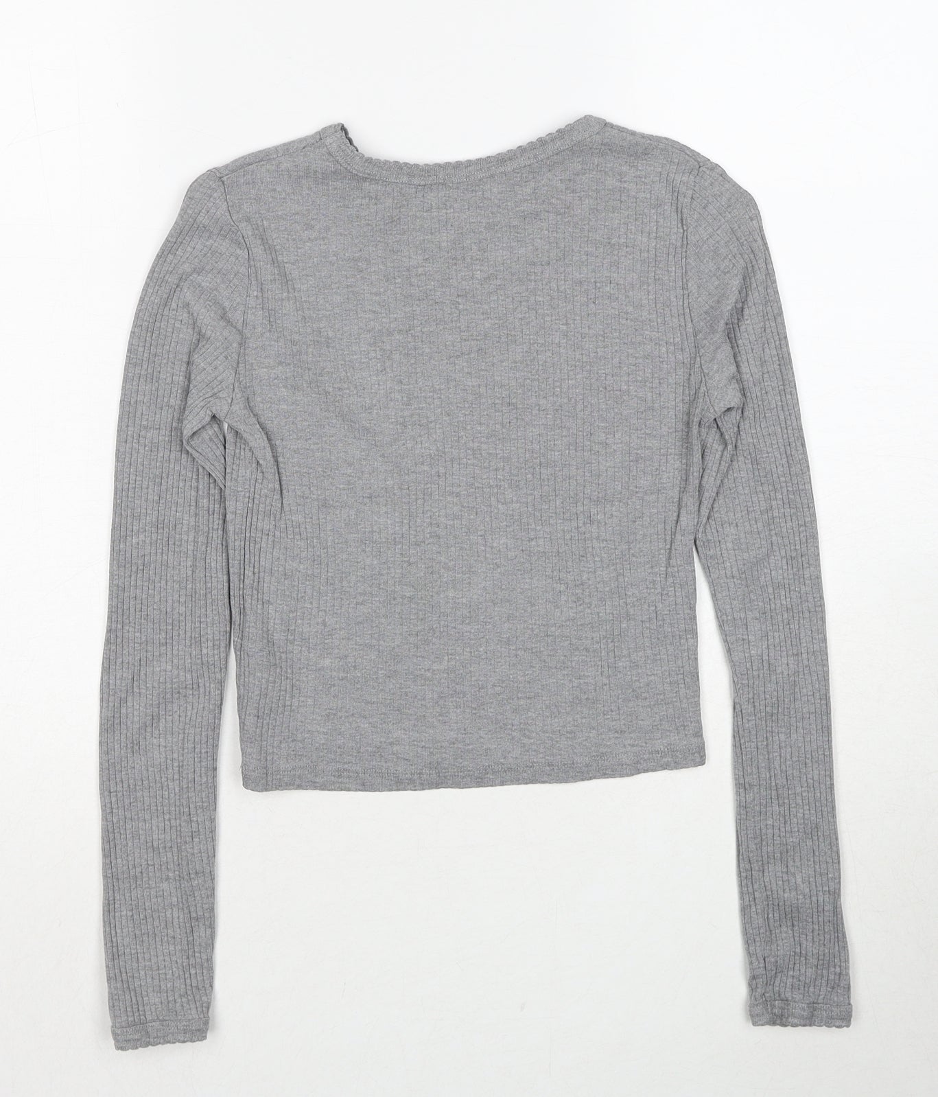 Womens UK Size 8 Topshop Grey Pullover Jumper