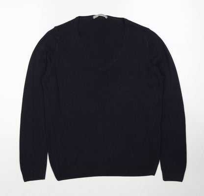 Womens UK Size 14 Marks and Spencer Blue Pullover Jumper