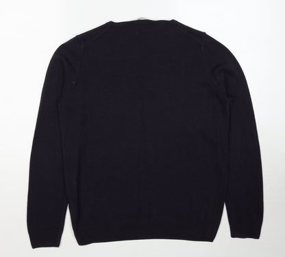Womens UK Size 14 Marks and Spencer Blue Pullover Jumper