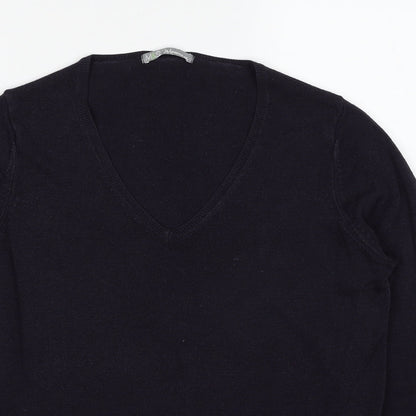 Womens UK Size 14 Marks and Spencer Blue Pullover Jumper