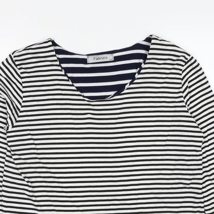 Womens UK Size S Fabrizio Black Pullover Jumper