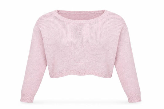 Forever 21 Womens Pink Round Neck Polyester Pullover Jumper Size M