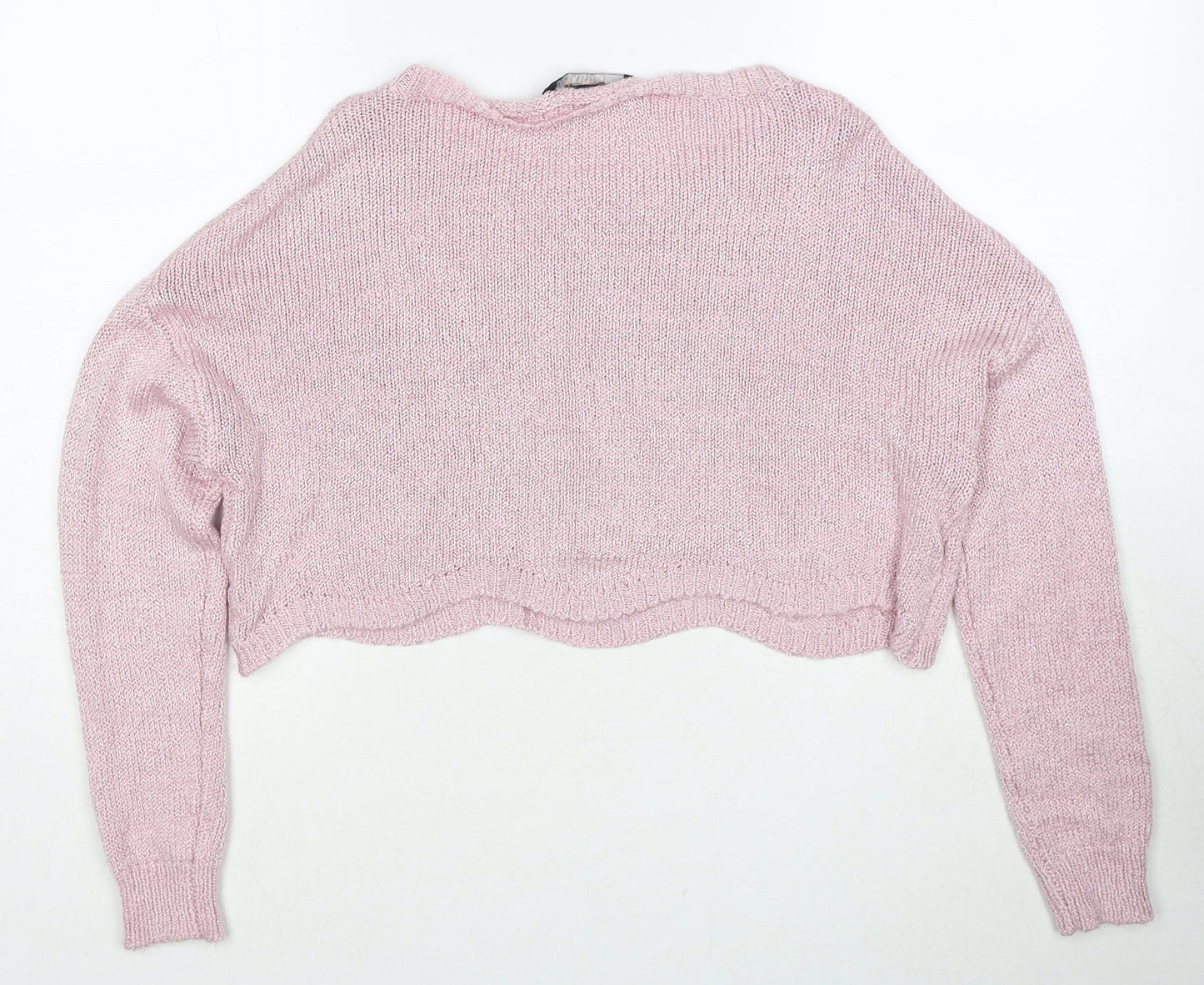 Womens UK Size M FOREVER 21 Pink Pullover Jumper