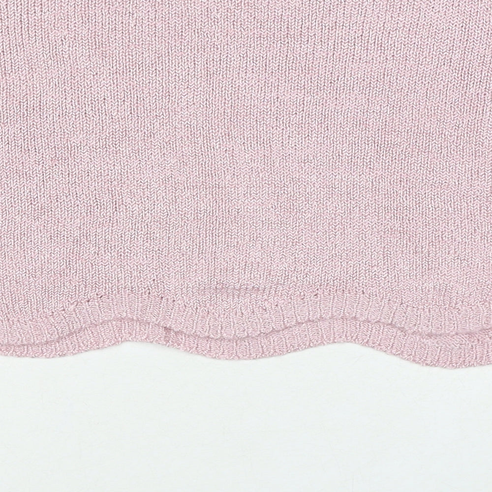 Womens UK Size M FOREVER 21 Pink Pullover Jumper