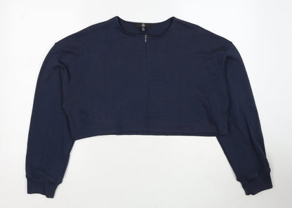 Womens UK Size 8 Missguided Blue Pullover Jumper
