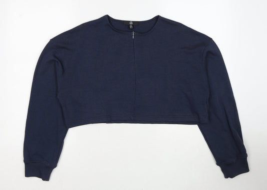 Womens UK Size 8 Missguided Blue Pullover Jumper
