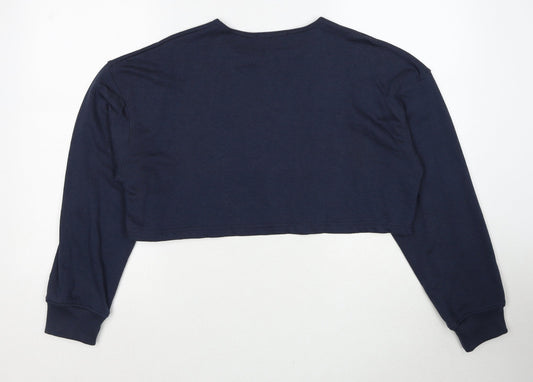 Womens UK Size 8 Missguided Blue Pullover Jumper