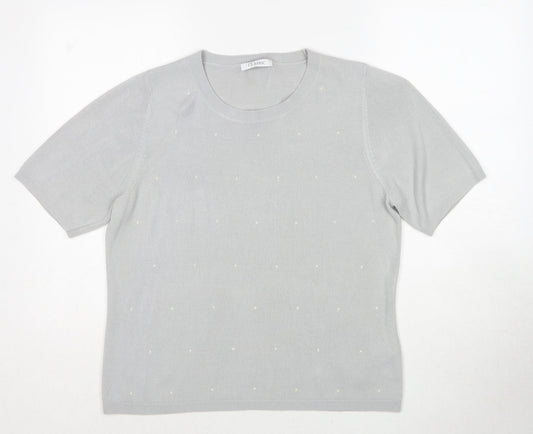 Womens UK Size 14 Marks and Spencer Grey Pullover Jumper