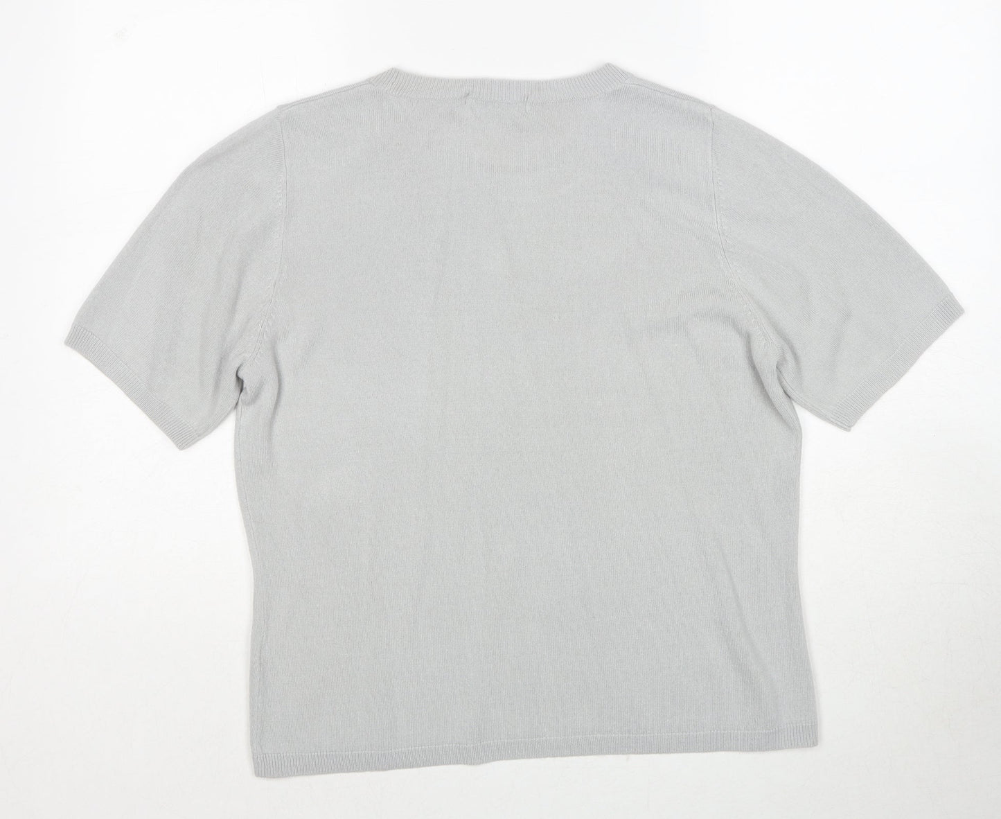 Womens UK Size 14 Marks and Spencer Grey Pullover Jumper