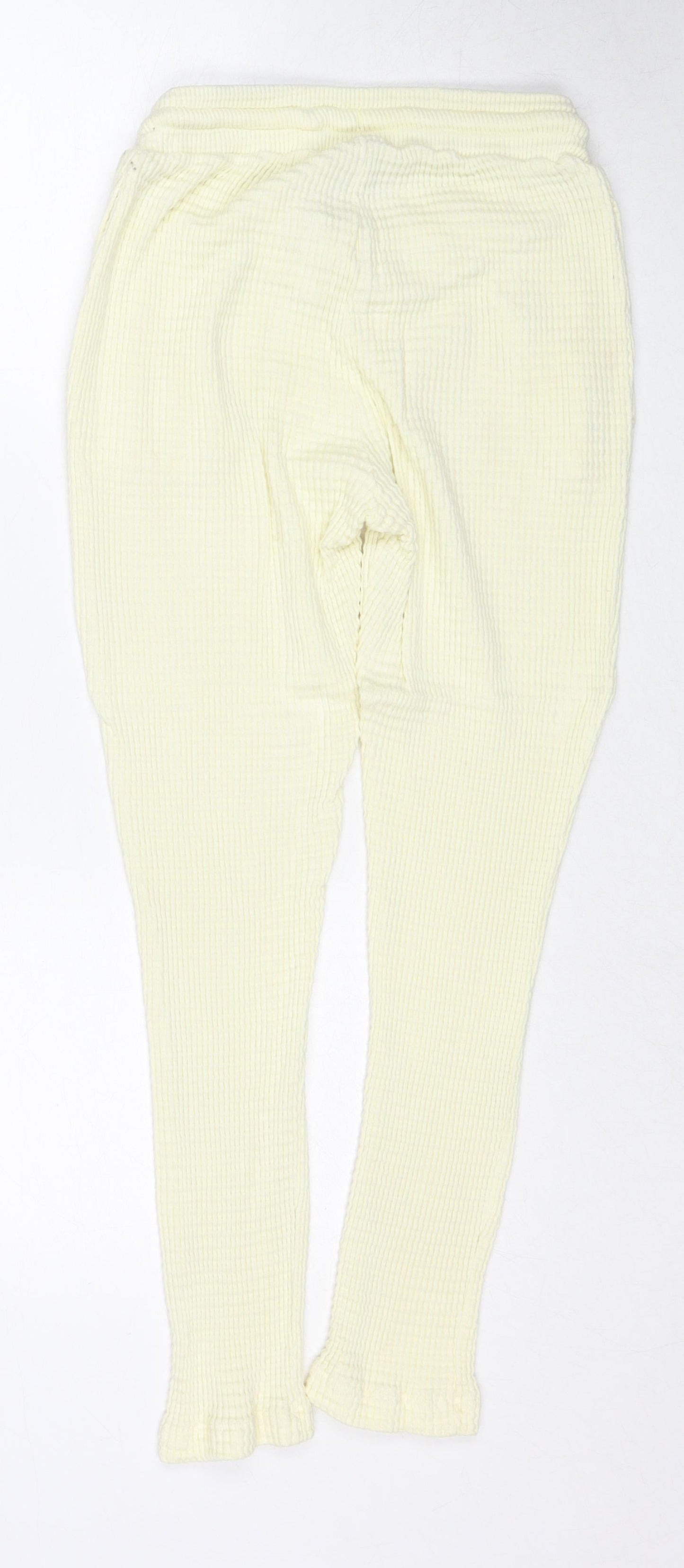 Womens UK Size 6 ASOS Regular Fit Jogger Ivory Trousers
