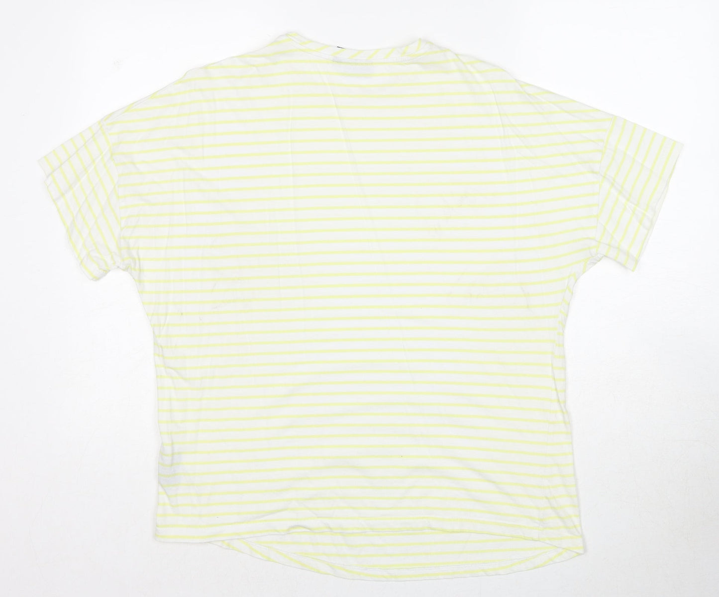 Womens UK Size 6 ASOS Yellow Basic T-Shirt