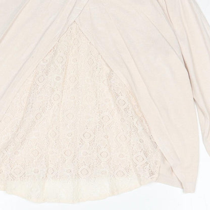 Womens UK Size 8 Dorothy Perkins Beige Pullover Jumper