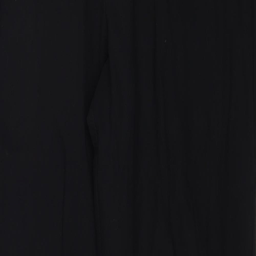 Womens UK Size 12 Marks and Spencer Regular Fit  Black Trousers