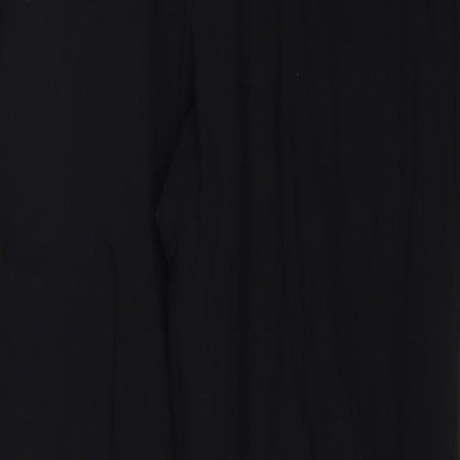 Womens UK Size 12 Marks and Spencer Regular Fit  Black Trousers