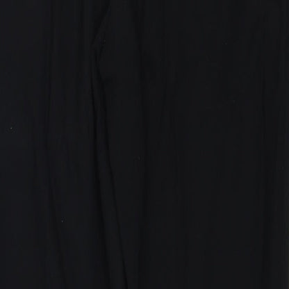 Womens UK Size 12 Marks and Spencer Regular Fit  Black Trousers