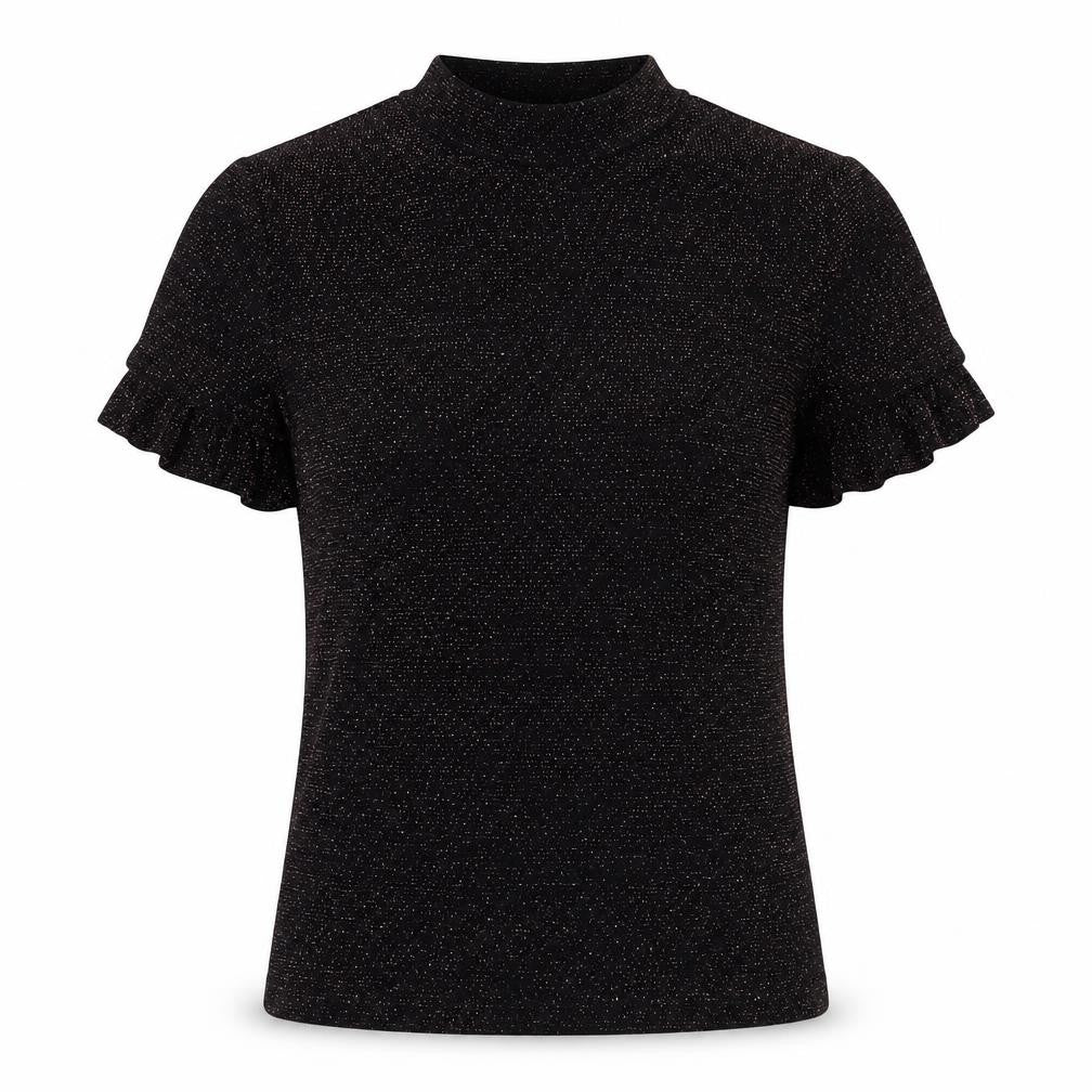 Womens UK Size M Monki Black Basic Blouse